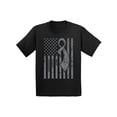 thumbnail image 1 of Awkward Styles Youth Brain Cancer Awareness Graphic Youth Kids T-shirt Tops Gray Ribbon, 1 of 4