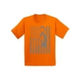 thumbnail image 1 of Awkward Styles Youth Brain Cancer Awareness Graphic Youth Kids T-shirt Tops Gray Ribbon, 1 of 4