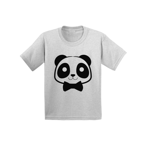 Awkward Styles Youth Dapper Panda Bear With Bow Tie T-shirt