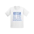 thumbnail image 1 of Awkward Styles Youth Light It Up Blue Support Graphic Youth Kids T-shirt Tops for Autism Awareness, 1 of 4