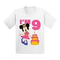 thumbnail image 1 of Awkward Styles Youth Shirt Mickey I'm Birthday Kids Girls Tshirt for Girl Minnie Steamboat Willie Child Age 9 Years Cotton T-shirts S M L XL Graphic Tee, 1 of 3