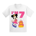 thumbnail image 1 of Awkward Styles Youth Shirt Mickey I'm Birthday Kids Girls Tshirt for Girl Minnie Steamboat Willie Child Age 7 Years Cotton T-shirts S M L XL Graphic Tee, 1 of 3