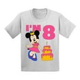 thumbnail image 1 of Awkward Styles Youth Shirt Mickey I'm Birthday Kids Girls Tshirt for Girl Minnie Steamboat Willie Child Age 8 Years Cotton T-shirts S M L XL Graphic Tee, 1 of 3