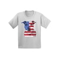 thumbnail image 1 of Awkward Styles Youth USA Flag Pitbull Graphic Youth Kids T-shirt Tops American Flag Pitbull Patriotic 4th of July, 1 of 4