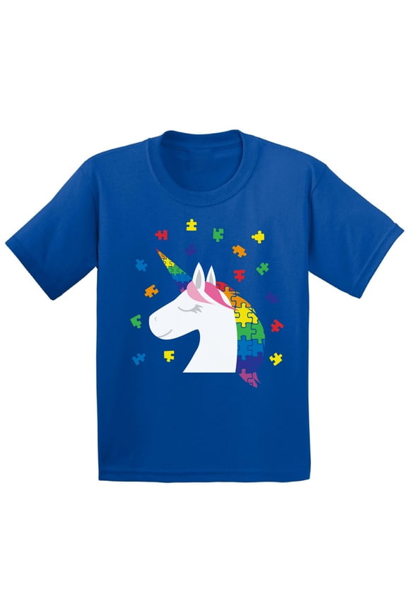 Youth Unicorn Autism Shirt for Kids Autism Awareness Shirt Puzzle Autism Gifts for Kids Autistic Kids Gift Ideas Autism Awareness Shirts Kids Autism Gifts Awareness Gifts