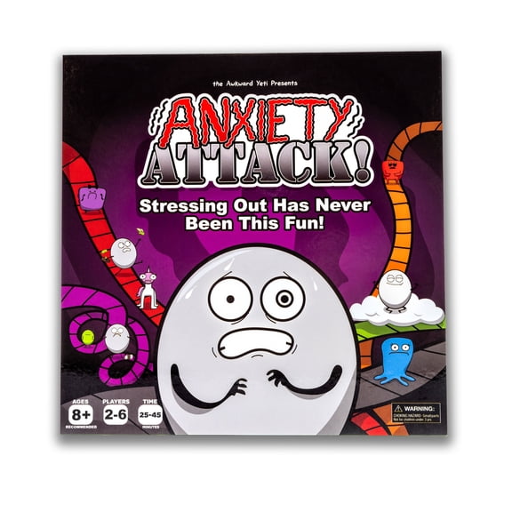 The Awkward Yeti Anxiety Attack Board Game by the Organ Attack Creator - Teen Gift