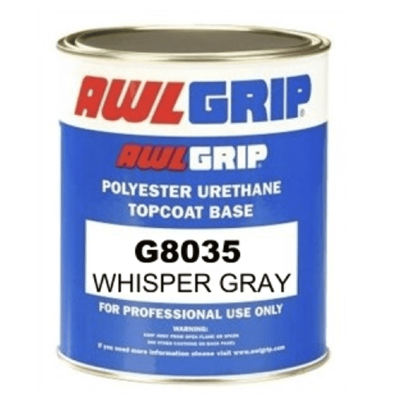 Awlgrip G8035/1QTUS Topcoat Paint Whisper GRAY QUART Premium Polyester Urethane