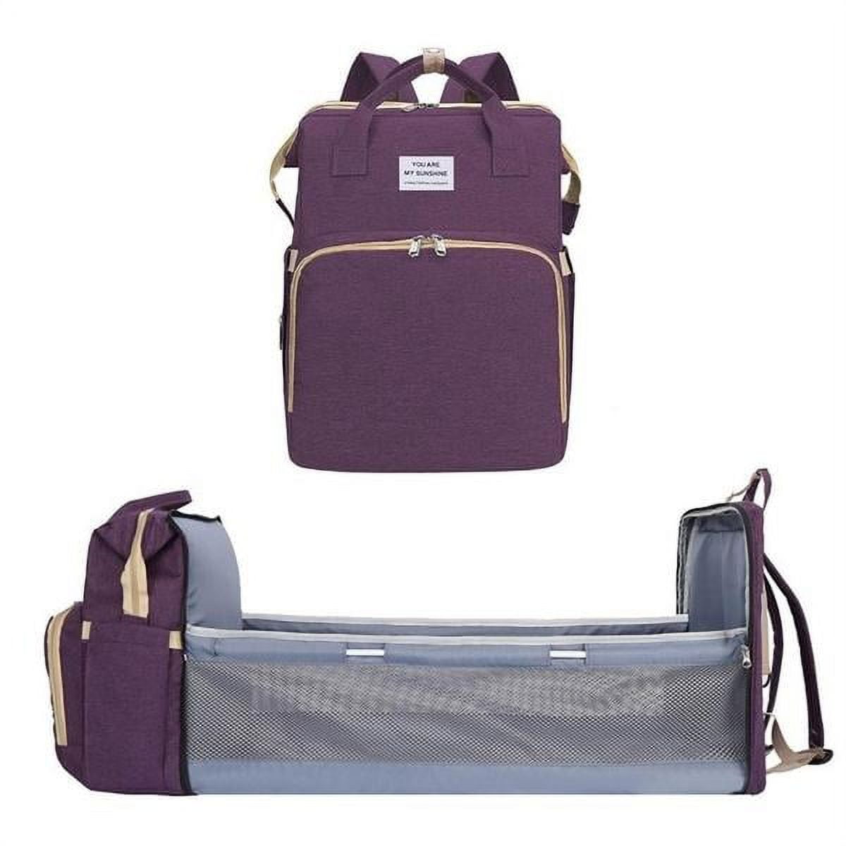 Awmazing Baby Convertible Baby Diaper Bag - Multi-Purpose Travel Baby Bag Bassinet & Changing Pad