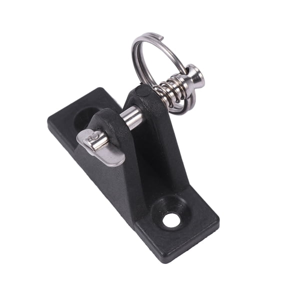 VORCOOL 1Pcs Marine Boat Accessories Black Yacht Deck Hardware Hinged Fitting for Boat