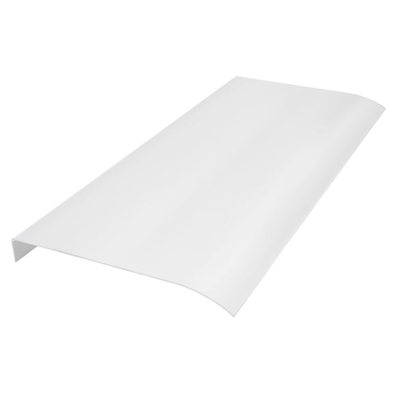 Awning Canopy UV Rain Snow Protection for Front Door Porch, Patio Roof Rain Shelter Thicken Cover Awning Polycarbonate Sheet No Brackets for Windows, Corridors, Frosted(19.7" x 39.4")