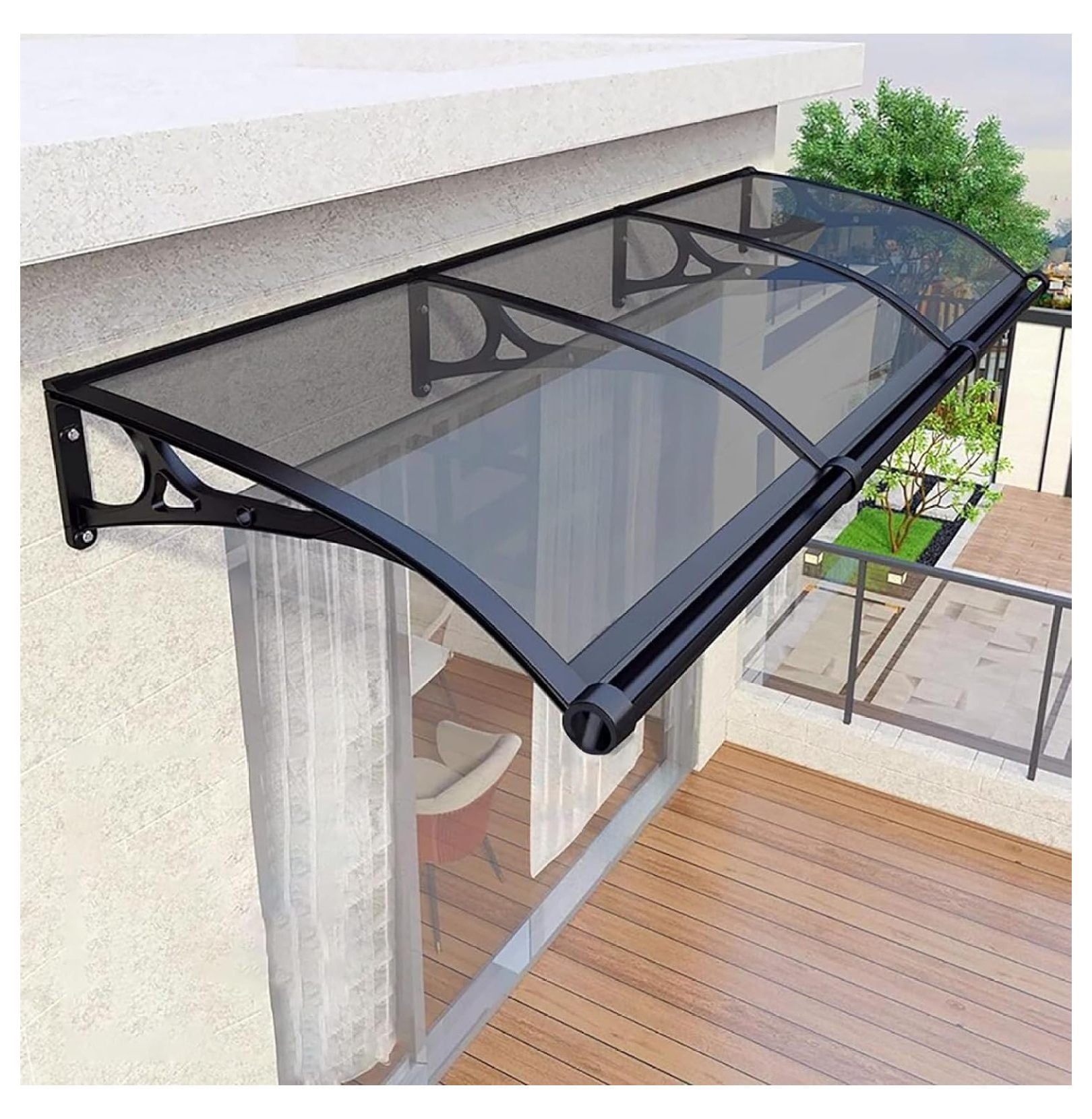 Awning for Door Entrance,Door Awnings Exterior,Window Awning Door Canopy,Modern Polycarbonate