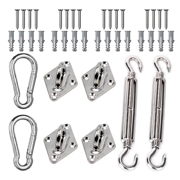 Awning Hardware 6mm/8mm Shade Sail Installation Hardware Anti-Rust Stainless Canopy Stainless Attachment Parts