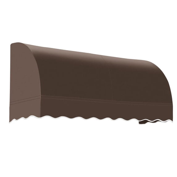 Awntech 10.375 ft Savannah Fixed Awning Acrylic Fabric, Brown