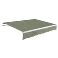 thumbnail image 1 of Awntech 10 Ft Maui Manual Heavy Duty Patio Retractable Awning (120in x 9.25in x 96in), Sage, 1 of 6