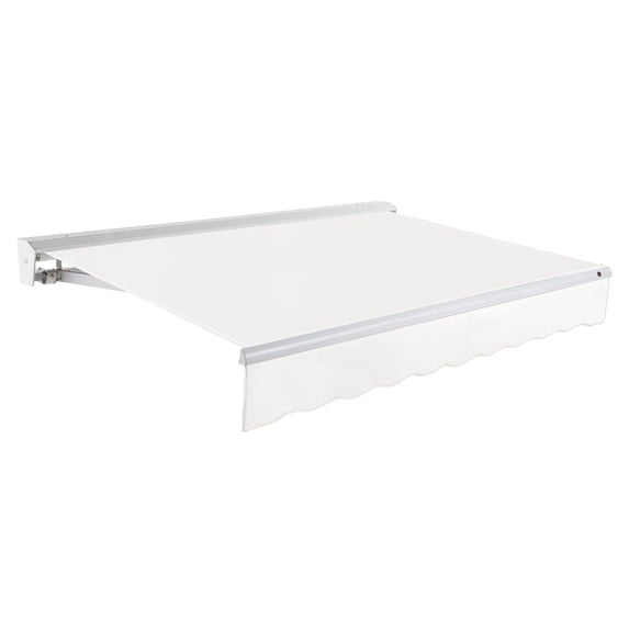 Awntech 10' x 8' Destin Right Motor Right Motorized Patio Retractable Awning, White