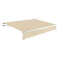 thumbnail image 1 of Awntech 10' x 8' Maui Manual Manual Patio Retractable Awning Acrylic Fabric, Tan, 1 of 7