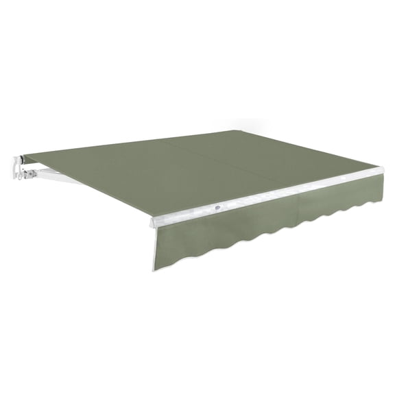 Awntech Maui Manual Retractable Awning, 14' x 10', Sage