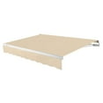 thumbnail image 1 of Awntech 16' x 10' Maui Left Motor Left Motorized Patio Retractable Awning, Tan, 1 of 6