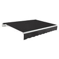 thumbnail image 1 of Awntech 16' x 10' Maui Right Motor Right Motorized Patio Retractable Awning, Black, 1 of 6