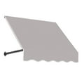 thumbnail image 1 of Awntech 3.375 ft Dallas Retro Fixed Awning Acrylic Fabric, Gray, 1 of 2