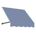 thumbnail image 1 of Awntech 3.38 Ft Dallas Retro Straight Slope Fixed Awning with Anodized Arms (40.5in x 31in x 24in), Dusty Blue, 1 of 5
