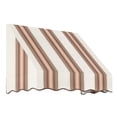 thumbnail image 1 of Awntech 3.38 Ft San Francisco Closed-Sided Fixed Awning Canopy (40.5in x 16in x 30in), Brown/Tan/Terracotta Multi, 1 of 3