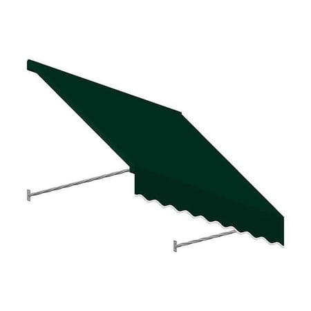 Awntech 3.38 ft. Santa Fe Twisted Rope Arm Window & Entry Awning, Forest Green - 44 x 24 in.
