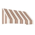 thumbnail image 1 of Awntech 5.38 Ft New Yorker Fixed Awning Canopy with Rigid Valance (64.5in x 24in x 42in), Brown/Tan/Terracotta Multi, 1 of 2