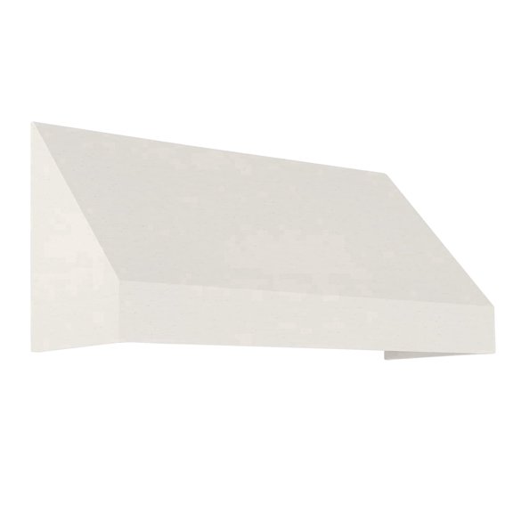 Awntech 5.38 Ft New Yorker Fixed Awning Canopy with Rigid Valance (64.5in x 24in x 42in), Oatmeal Tweed