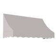 thumbnail image 1 of Awntech 6.375 ft Nantucket Fixed Awning Acrylic Fabric, Gray, 1 of 2