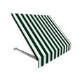 thumbnail image 1 of Awntech  7.38 ft. Dallas Retro Window & Entry Awning, Forest Green & White - 18 x 36 in., 1 of 1