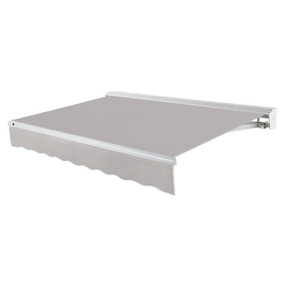 Awntech 8' x 6.5' Destin Left Motor Left Motorized Patio Retractable Awning, Gray