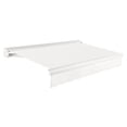 thumbnail image 1 of Awntech 8 Ft Key West Manual Heavy Duty Patio Retractable Awning with Cassette (96in x 9.38in x 78in), White, 1 of 6