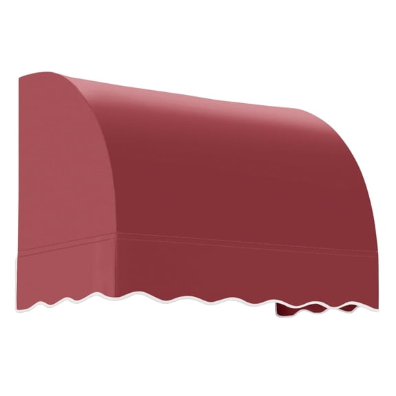 Awntech 4.38 Ft Savannah Waterfall Closed-Sides Awning Canopy (52.5in x 31in x 24in), Burgundy