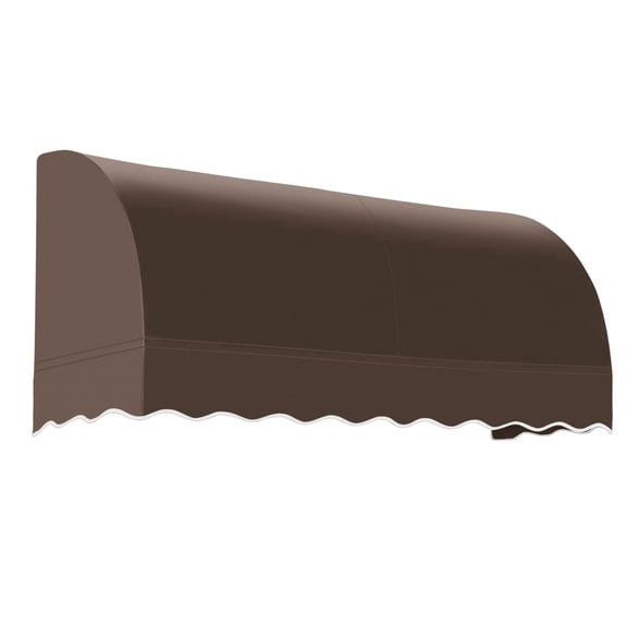 Awntech 6.38 Ft Savannah Waterfall Closed-Sides Awning Canopy (76.5in x 31in x 24in), Brown