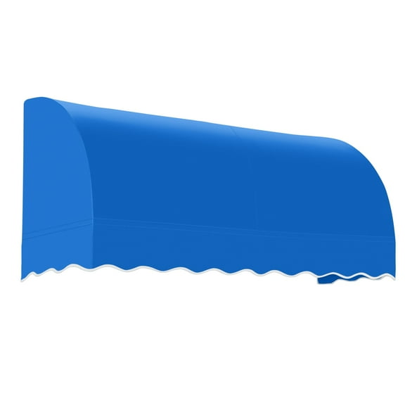 Awntech 6.38 Ft Savannah Waterfall Closed-Sides Awning Canopy (76.5in x 31in x 24in), Bright Blue