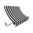 thumbnail image 1 of Awntech CH22-US-8KW 8.38 ft. Charleston Window & Entry Awning, Black & White - 31 x 24 in., 1 of 1