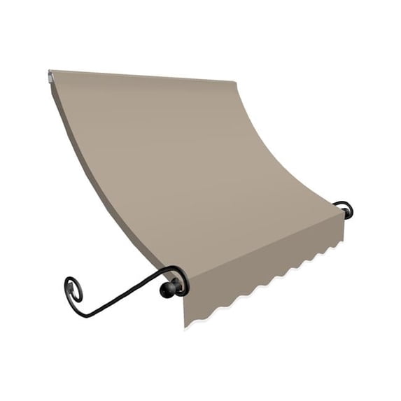 Awntech CH33-US-8L 8.38 ft. Charleston Window & Entry Awning, Linen - 44 x 36 in.