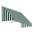 thumbnail image 1 of Awntech CN33-US-3FW 3.38 ft. New Yorker Window & Entry Awning, Forest Green & White - 44 x 36 in., 1 of 1