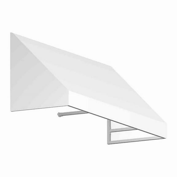 Awntech CN33-US-8W 8.38 ft. New Yorker Window & Entry Awning, Off White - 44 x 36 in.