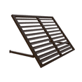 thumbnail image 1 of Awntech 4.38 Ft Charleston Sloped Fixed Awning with Scrolled Iron Arms (52.5in x 18in x 36in), Forest, 1 of 2