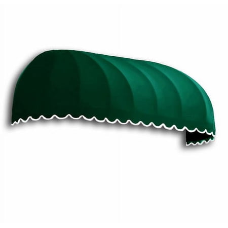 Awntech Chicago Fixed Awning, 100.5" x 32.25" x 26.25", Forest