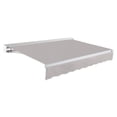 thumbnail image 1 of Awntech 20 Ft Destin Manual Heavy Duty Patio Retractable Awning with Protective Hood (240in x 10.38in x 120in), Gray, 1 of 8