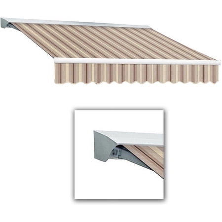 Awntech Destin-LX with Hood Right Motor with Remote Motorized Retractable Awning