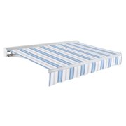 Awntech Destin Right Motorized Heavy Duty Patio Retractable Awning with Protective Hood