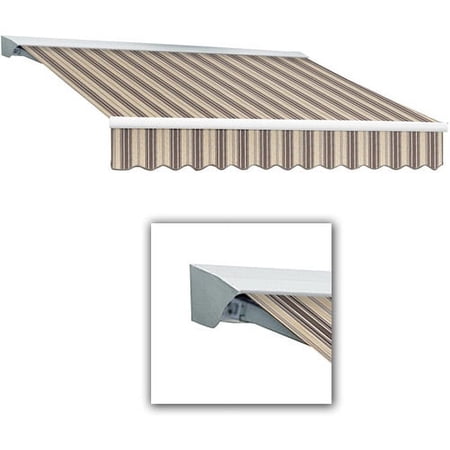 Awntech Destin with Hood Left Motor with Remote Motorized Retractable Awning