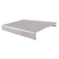 thumbnail image 1 of Awntech 20 Ft Destin Left Motorized Heavy Duty Patio Retractable Awning with Protective Hood (240in x 10.38in x 120in), Gray, 1 of 8