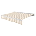 thumbnail image 1 of Awntech Destin Left Motorized Heavy Duty Patio Retractable Awning with Protective Hood, 1 of 8