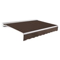 thumbnail image 1 of Awntech 14 Ft Destin Manual Heavy Duty Patio Retractable Awning with Protective Hood (168in x 10.38in x 120in), Brown, 1 of 8