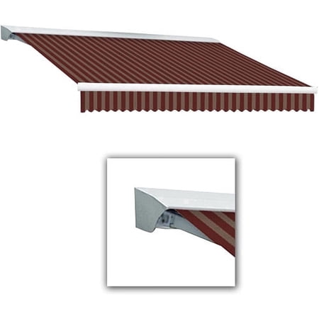 Awntech Destin with Hood Right Motor with Remote Motorized Retractable Awning